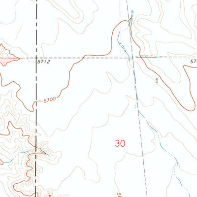 United States Geological Survey Carr SW, CO (1972, 24000-Scale) digital map