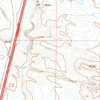 United States Geological Survey Carr SW, CO (1972, 24000-Scale) digital map