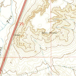 United States Geological Survey Carr West, CO-WY (1972, 24000-Scale) digital map