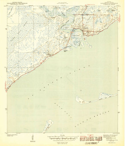 United States Geological Survey Carrabelle, FL (1944, 31680-Scale) digital map