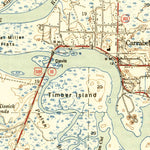 United States Geological Survey Carrabelle, FL (1944, 31680-Scale) digital map