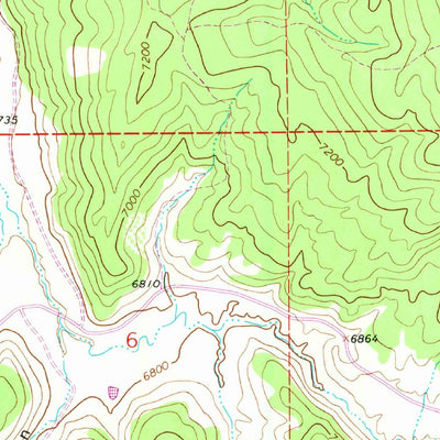 United States Geological Survey Carracas Canyon, NM (1963, 24000-Scale) digital map