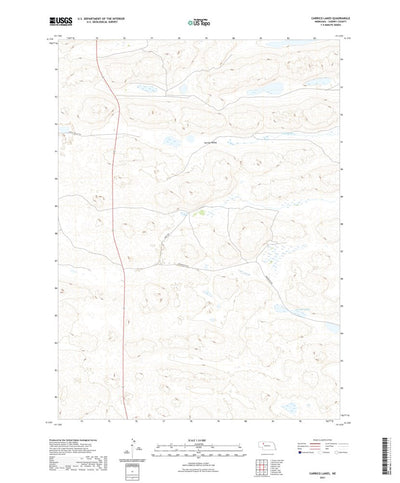United States Geological Survey Carrico Lakes, NE (2021, 24000-Scale) digital map