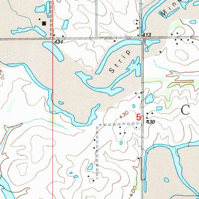 United States Geological Survey Carrier Mills, IL (1996, 24000-Scale) digital map