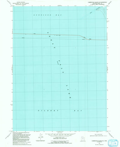 United States Geological Survey Carrington Island NE, UT (1991, 24000-Scale) digital map