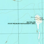 United States Geological Survey Carrington Island, UT (1991, 24000-Scale) digital map