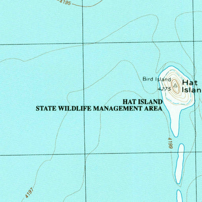 United States Geological Survey Carrington Island, UT (1991, 24000-Scale) digital map