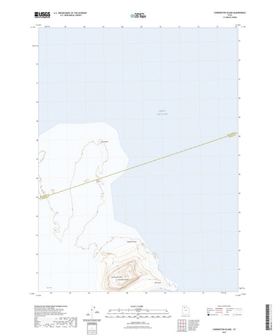 United States Geological Survey Carrington Island, UT (2023, 24000-Scale) digital map