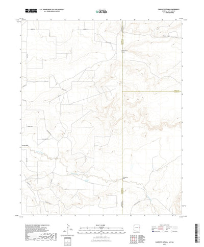 United States Geological Survey Carrisito Spring, AZ (2021, 24000-Scale) digital map