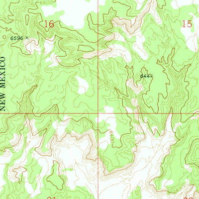United States Geological Survey Carrisito Spring, AZ-NM (1978, 24000-Scale) digital map