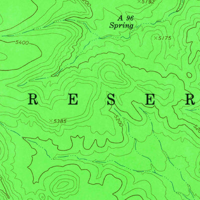 United States Geological Survey Carrizo, AZ (1966, 24000-Scale) digital map