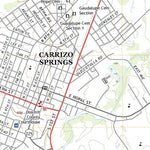 United States Geological Survey Carrizo Springs East, TX (2022, 24000-Scale) digital map