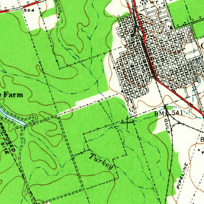 United States Geological Survey Carrizo Springs, TX (1939, 62500-Scale) digital map