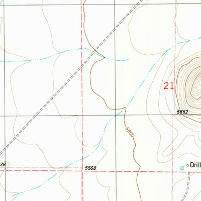 United States Geological Survey Carrizozo East, NM (1982, 24000-Scale) digital map