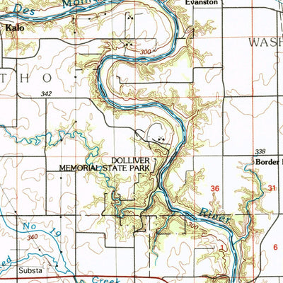 United States Geological Survey Carroll, IA (1993, 100000-Scale) digital map