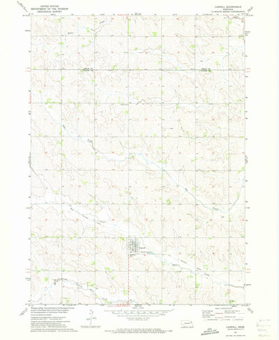 United States Geological Survey Carroll, NE (1971, 24000-Scale) digital map