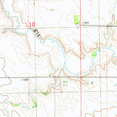 United States Geological Survey Carroll NE, IA (1980, 24000-Scale) digital map