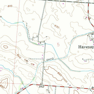 United States Geological Survey Carroll, OH (1958, 24000-Scale) digital map