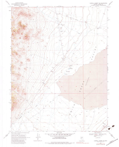 United States Geological Survey Carroll Summit SE, NV (1969, 24000-Scale) digital map
