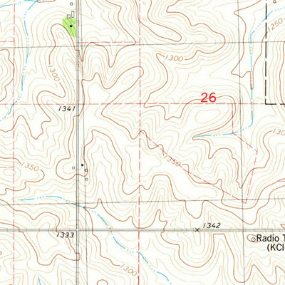 United States Geological Survey Carroll West, IA (1980, 24000-Scale) digital map