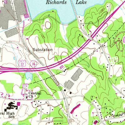 United States Geological Survey Carrollton, GA (1973, 24000-Scale) digital map
