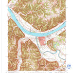 United States Geological Survey Carrollton, KY-IN (1967, 24000-Scale) digital map