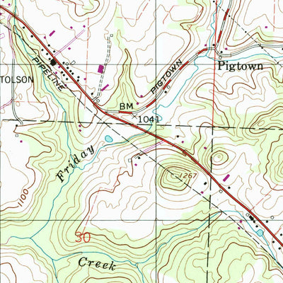 United States Geological Survey Carrollton, OH (1994, 24000-Scale) digital map