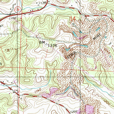 United States Geological Survey Carrollton, OH (1994, 24000-Scale) digital map