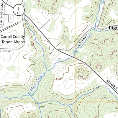 United States Geological Survey Carrollton, OH (2023, 24000-Scale) digital map