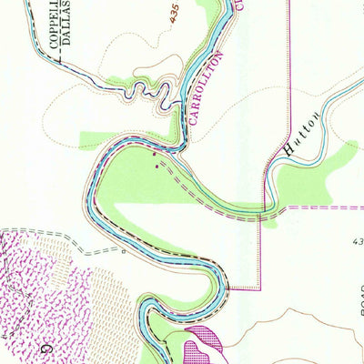 United States Geological Survey Carrollton, TX (1959, 24000-Scale) digital map