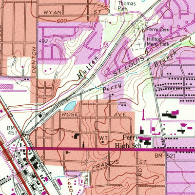 United States Geological Survey Carrollton, TX (1959, 24000-Scale) digital map