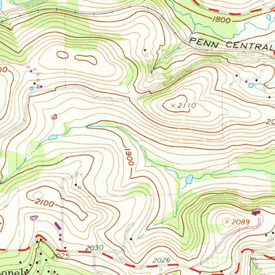 United States Geological Survey Carrolltown, PA (1961, 24000-Scale) digital map