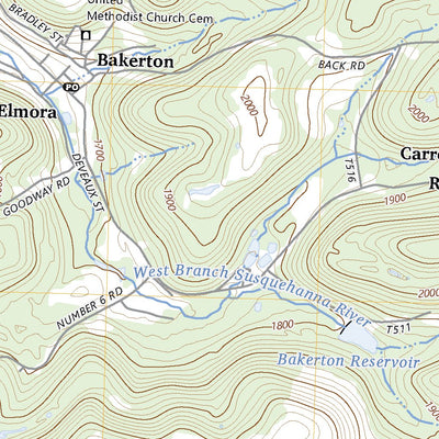 United States Geological Survey Carrolltown, PA (2023, 24000-Scale) digital map