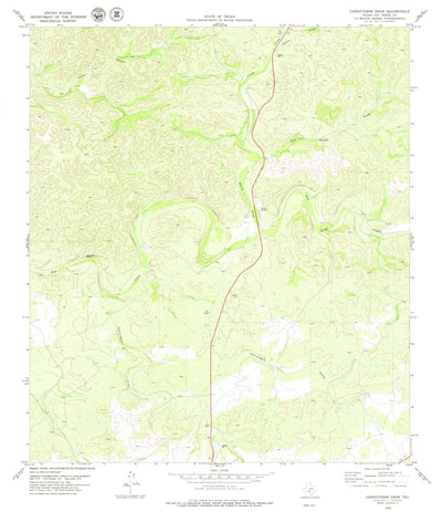 United States Geological Survey Carruthers Draw, TX (1979, 24000-Scale) digital map