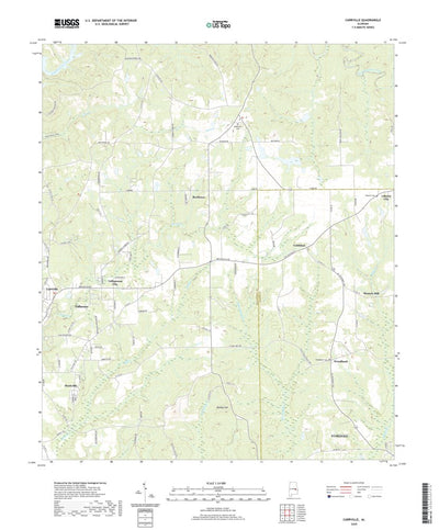 United States Geological Survey Carrville, AL (2020, 24000-Scale) digital map