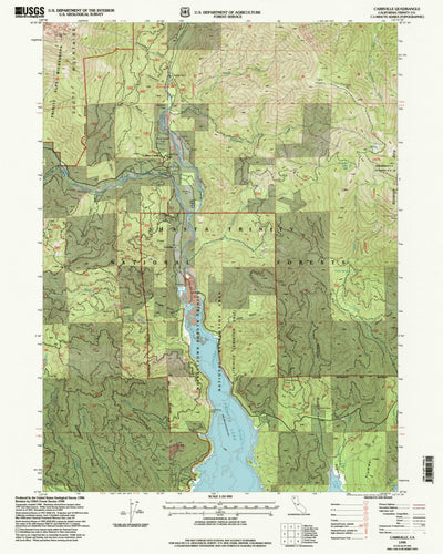 United States Geological Survey Carrville, CA (1998, 24000-Scale) digital map