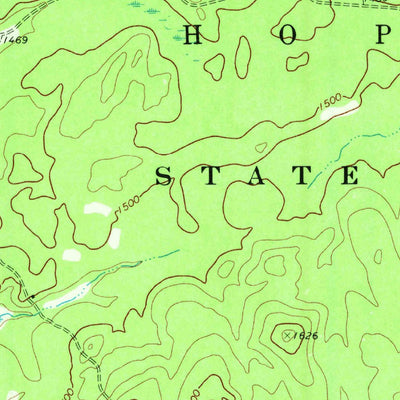 United States Geological Survey Carry Falls Reservoir, NY (1970, 24000-Scale) digital map