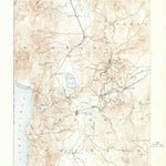 United States Geological Survey Carson City, NV (1891, 125000-Scale) digital map