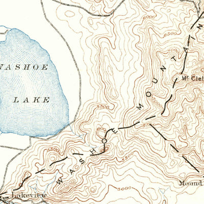 United States Geological Survey Carson City, NV (1891, 125000-Scale) digital map