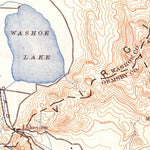 United States Geological Survey Carson City, NV (1893, 125000-Scale) digital map