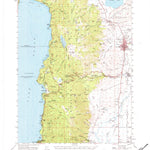 United States Geological Survey Carson City, NV (1956, 62500-Scale) digital map