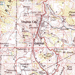 United States Geological Survey Carson City, NV (1979, 100000-Scale) digital map