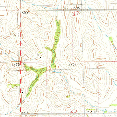 United States Geological Survey Carson, IA (1978, 24000-Scale) digital map