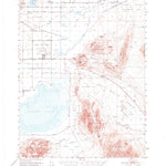 United States Geological Survey Carson Lake, NV (1951, 62500-Scale) digital map