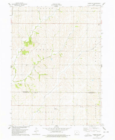 United States Geological Survey Carson NE, IA (1978, 24000-Scale) digital map