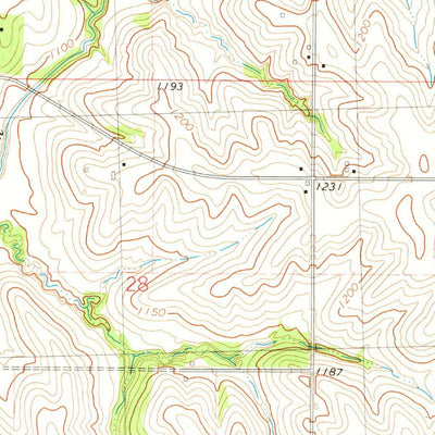 United States Geological Survey Carson NE, IA (1978, 24000-Scale) digital map