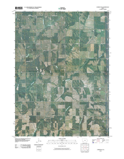United States Geological Survey Carson NE, IA (2010, 24000-Scale) digital map