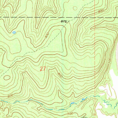 United States Geological Survey Carson, OK (1971, 24000-Scale) digital map