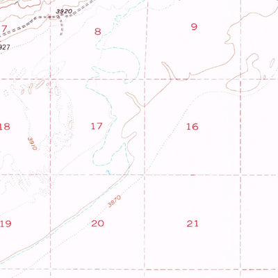 United States Geological Survey Carson Sink, NV (1951, 62500-Scale) digital map