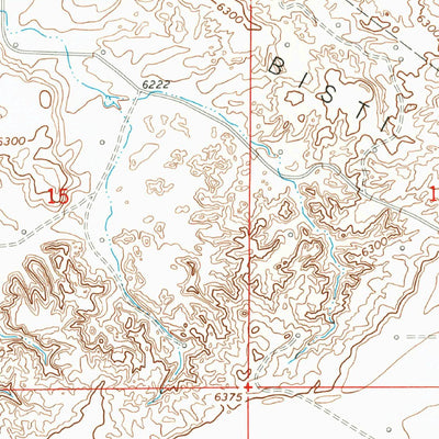 United States Geological Survey Carson Trading Post, NM (1966, 24000-Scale) digital map